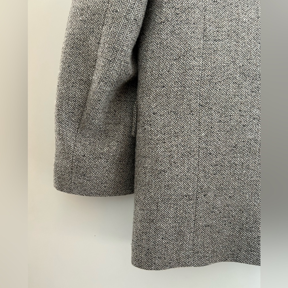 Anine Bing Quinn Blazer Textured Gray Suit Jacket small - Picture 15 of 16